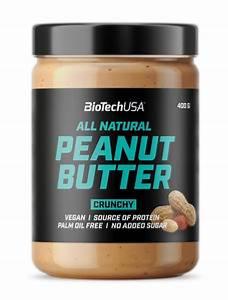 peanut butter all natural biotech USA crunchy
