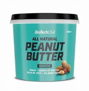 PEANUT BUTTER all natural biotech Vegan beurre de cacahuète 1kg